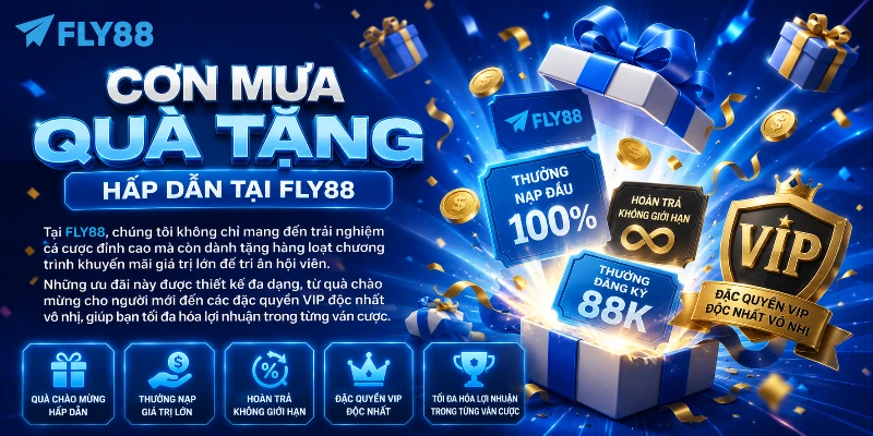 Chương trình quà tặng hấp dẫn dành cho thành viên FLY88 