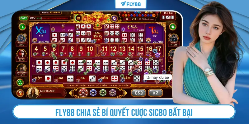 FLY88 chia sẻ bí quyết cược sicbo bất bại