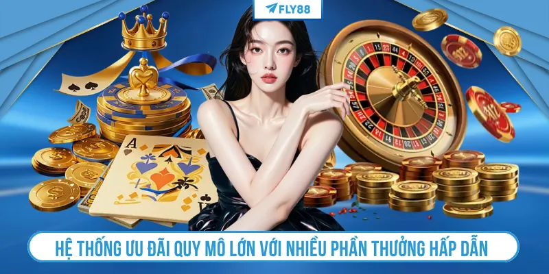 Hệ thống ưu đãi quy mô lớn với nhiều phần thưởng hấp dẫn 