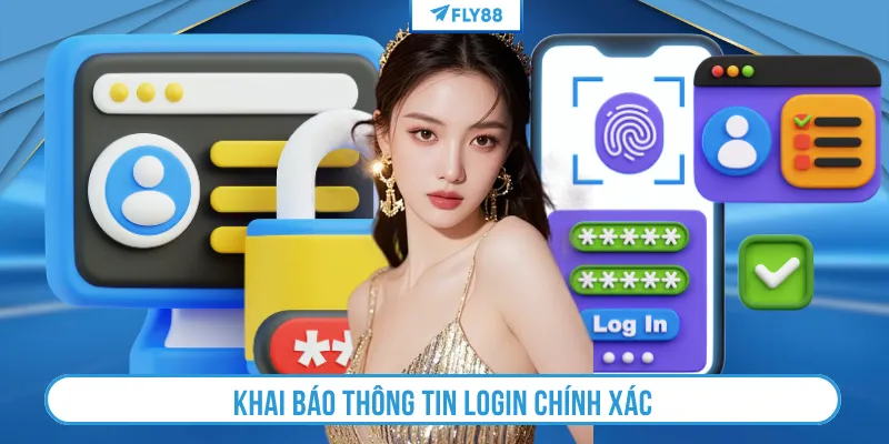 Khai báo thông tin login Fly88 chính xác